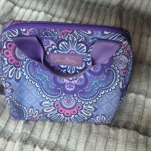 Vera Bradley purple paisley lunch tote